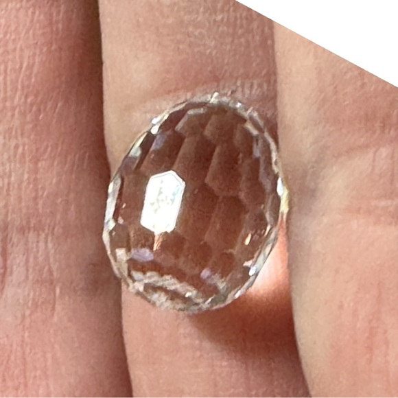 Set of 3 Miniature Crystal Figurines on Display Mirror Plate - Picture 14 of 15